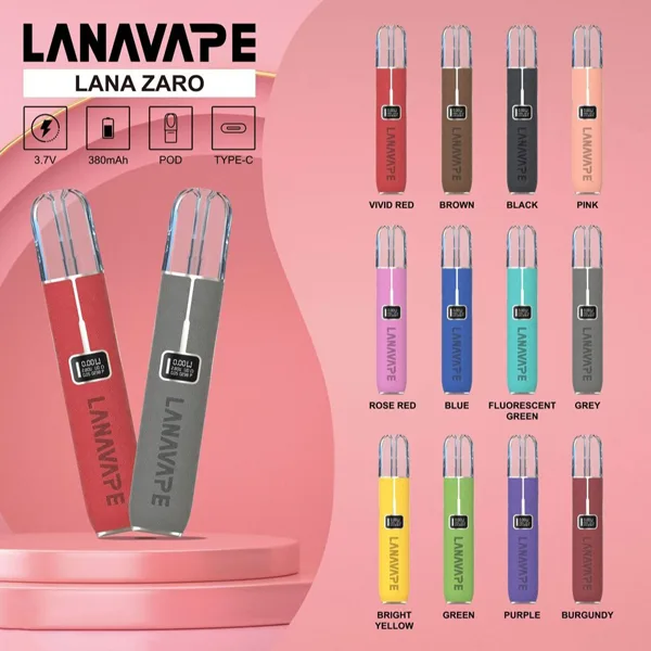 LANA皮革主機 |  通用一代煙彈 · LED螢幕 · 拉娜電子煙主機推薦